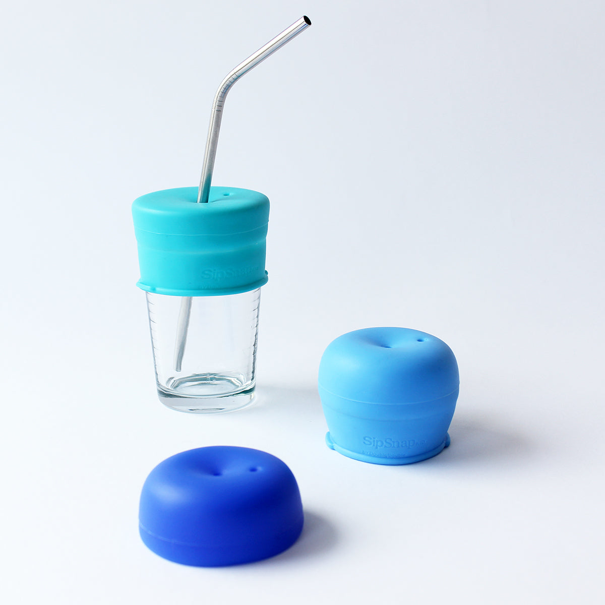 KID Blues – Spill-Proof Stretch Covers for Any Cup (3-Pack)