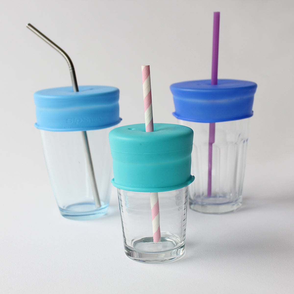 KID Blues – Spill-Proof Stretch Covers for Any Cup (3-Pack)