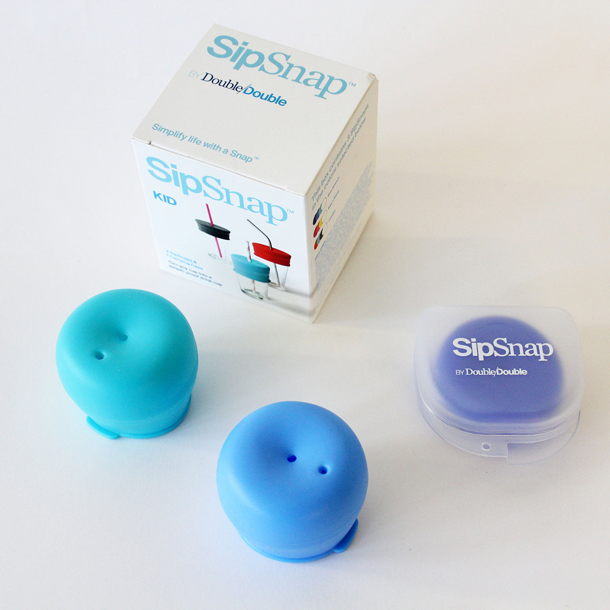KID Blues – Spill-Proof Stretch Covers for Any Cup (3-Pack)