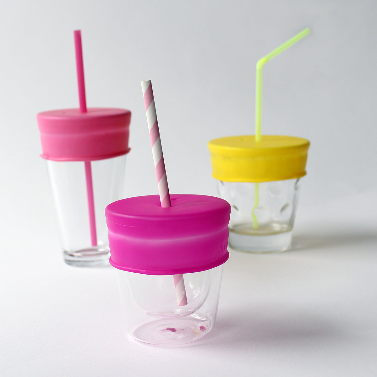 KID Sunrise – Spill-Proof Stretch Covers for Any Cup (3-Pack)